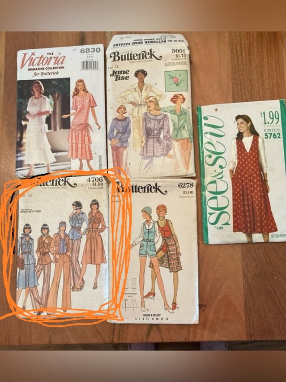 Butterick Size 10. 1 Cut Sewing Pattern #4706